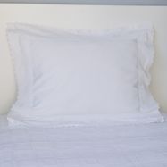 FUNDA DE ALMOHADA BRODERIE SHAM 400 HILOS X 2