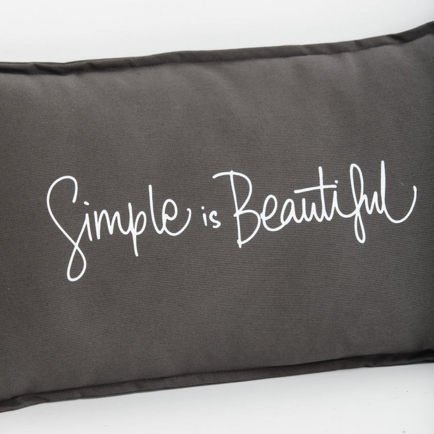ALMOHADON SIMPLE IS BEAUTIFUL